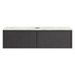 Float + MyTop 1200 Wall Cabinet Grafite with Italian Porcelain Top