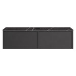Float + MyTop 1200 Wall Cabinet Grafite with Italian Porcelain Top