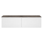 Float + MyTop 1200 Wall Cabinet Matt White with Italian Porcelain Top