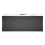 Float + MyTop 800 Wall Cabinet Matt Black with Italian Porcelain Top