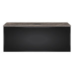 Float + MyTop 800 Wall Cabinet Matt Black with Italian Porcelain Top