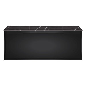 Float + MyTop 800 Wall Cabinet Matt Black with Italian Porcelain Top