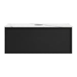 Float + MyTop 800 Wall Cabinet Matt Black with Italian Porcelain Top
