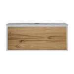 IKS 1200 Wall Cabinet LV2 Matt White with Porcelain Top