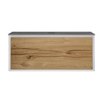IKS 1200 Wall Cabinet LV2 Matt White with Porcelain Top