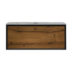 IKS 1200 Wall Cabinet W5 Matt Black with Porcelain Top