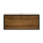 IKS 1200 Wall Cabinet W5 Matt Black with Porcelain Top