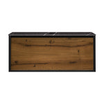 IKS 1200 Wall Cabinet W5 Matt Black with Porcelain Top