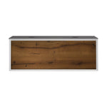 IKS 1400 Wall Cabinet W5 Matt White with Porcelain Top