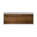 IKS 1400 Wall Cabinet W5 Matt White with Porcelain Top