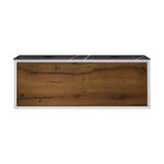 IKS 1400 Wall Cabinet W5 Matt White with Porcelain Top