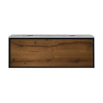 IKS 1400 Wall Cabinet W5 Matt Black with Porcelain Top