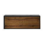 IKS 1400 Wall Cabinet W5 Matt Black with Porcelain Top