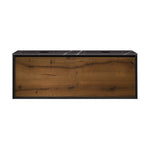 IKS 1400 Wall Cabinet W5 Matt Black with Porcelain Top