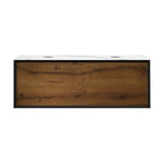 IKS 1400 Wall Cabinet W5 Matt Black with Porcelain Top