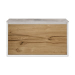 IKS 900 Wall Cabinet LV2 Matt White with Porcelain Top