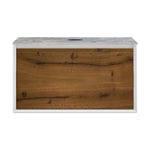 IKS 900 Wall Cabinet W5 Matt White with Porcelain Top