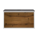 IKS 900 Wall Cabinet W5 Matt White with Porcelain Top