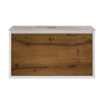 IKS 900 Wall Cabinet W5 Matt White with Porcelain Top