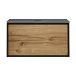 IKS 900 Wall Cabinet LV2 Matt Black with Porcelain Top