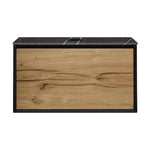 IKS 900 Wall Cabinet LV2 Matt Black with Porcelain Top