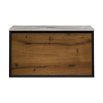 IKS 900 Wall Cabinet W5 Matt Black with Porcelain Top