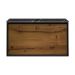 IKS 900 Wall Cabinet W5 Matt Black with Porcelain Top
