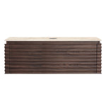 Loom + MyTop 1200 Wall Cabinet Black Walnut with Italian Porcelain Top