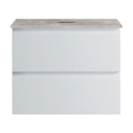 Pure Bianco + MyTop 600 Wall Cabinet Matt White with Porcelain Top