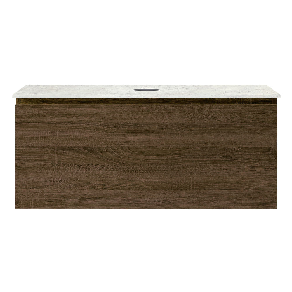 Rocki + MyTop 1000 Wall Cabinet Moka with Porcelain Top - PARISI Vanity ...