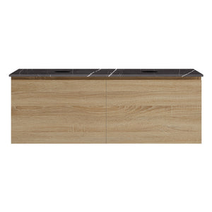 Rocki + MyTop 1200 Wall Cabinet Sahara with Porcelain Top Double