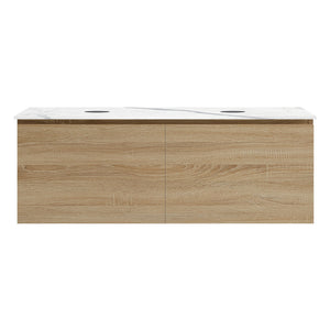 Rocki + MyTop 1200 Wall Cabinet Sahara with Porcelain Top Double