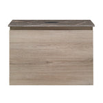 Rocki + MyTop 600 Wall Cabinet Steel Oak with Porcelain Top