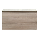 Rocki + MyTop 800 Wall Cabinet Steel Oak with Porcelain Top