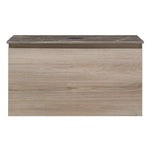 Rocki + MyTop 800 Wall Cabinet Steel Oak with Porcelain Top