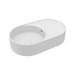 T65 Back to Wall Bench Basin with RH Shelf