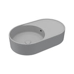 T65 Back to Wall Bench Basin with RH Shelf