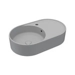T65 Back to Wall Bench Basin with RH Shelf