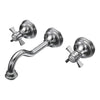 Hermitage Basin/Bath Wall Set with 200mm Spout