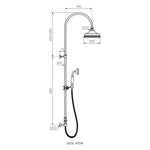 Hermitage Shower Column with Diverter