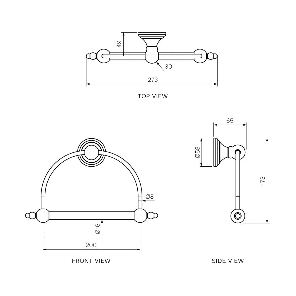 Hermitage Towel Ring