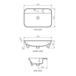 Gio Evolution 60 Inset Basin with Tap Landing