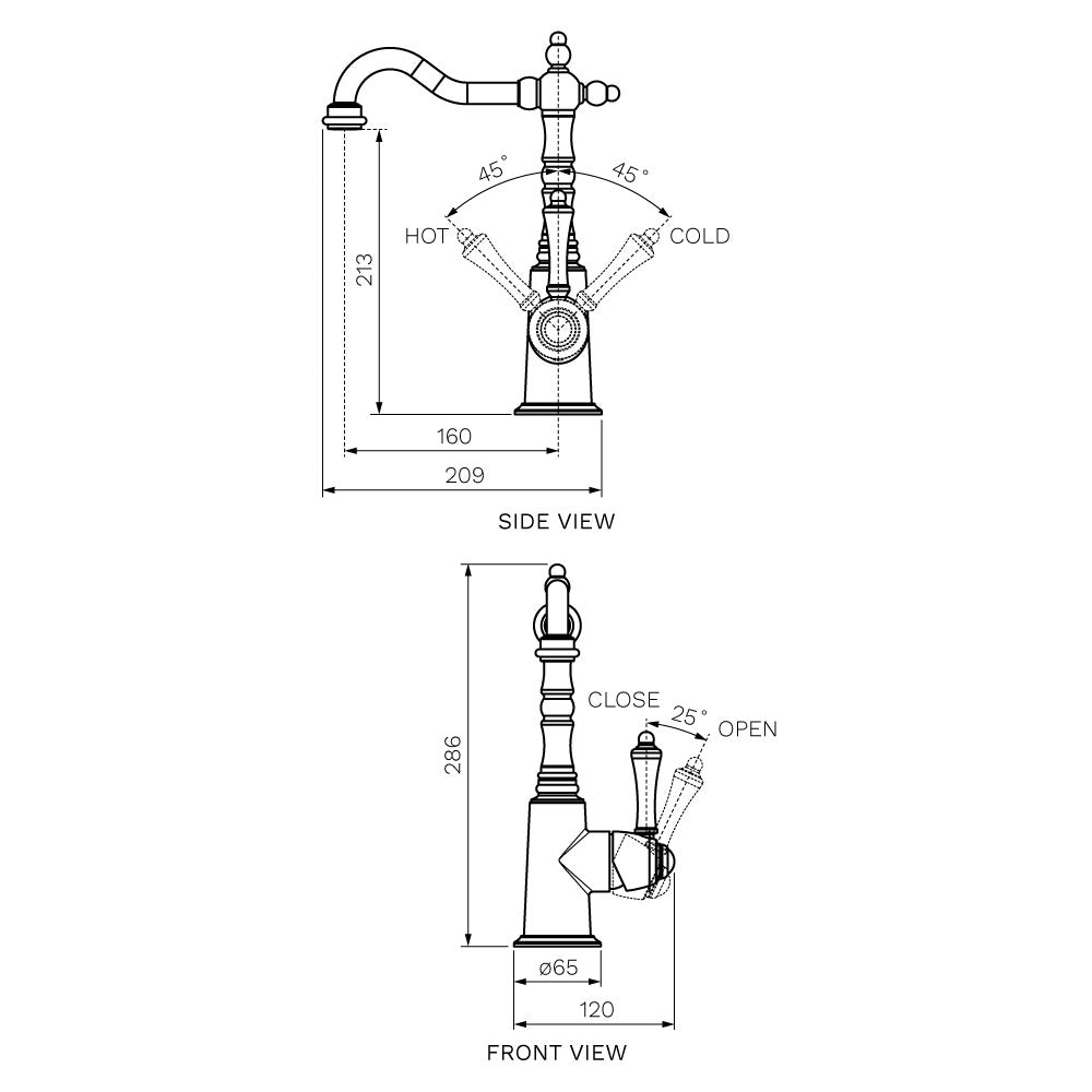 Hermitage Basin Mixer