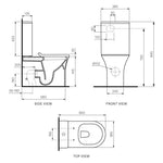 Play II Wall Faced Suite Rimless (including Soft Close Seat)