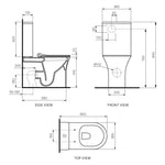 Play II Wall Faced Suite Rimless (including Pressalit Soft Close Seat)