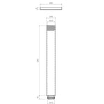Play Ceiling Shower Arm 300mm - Showers