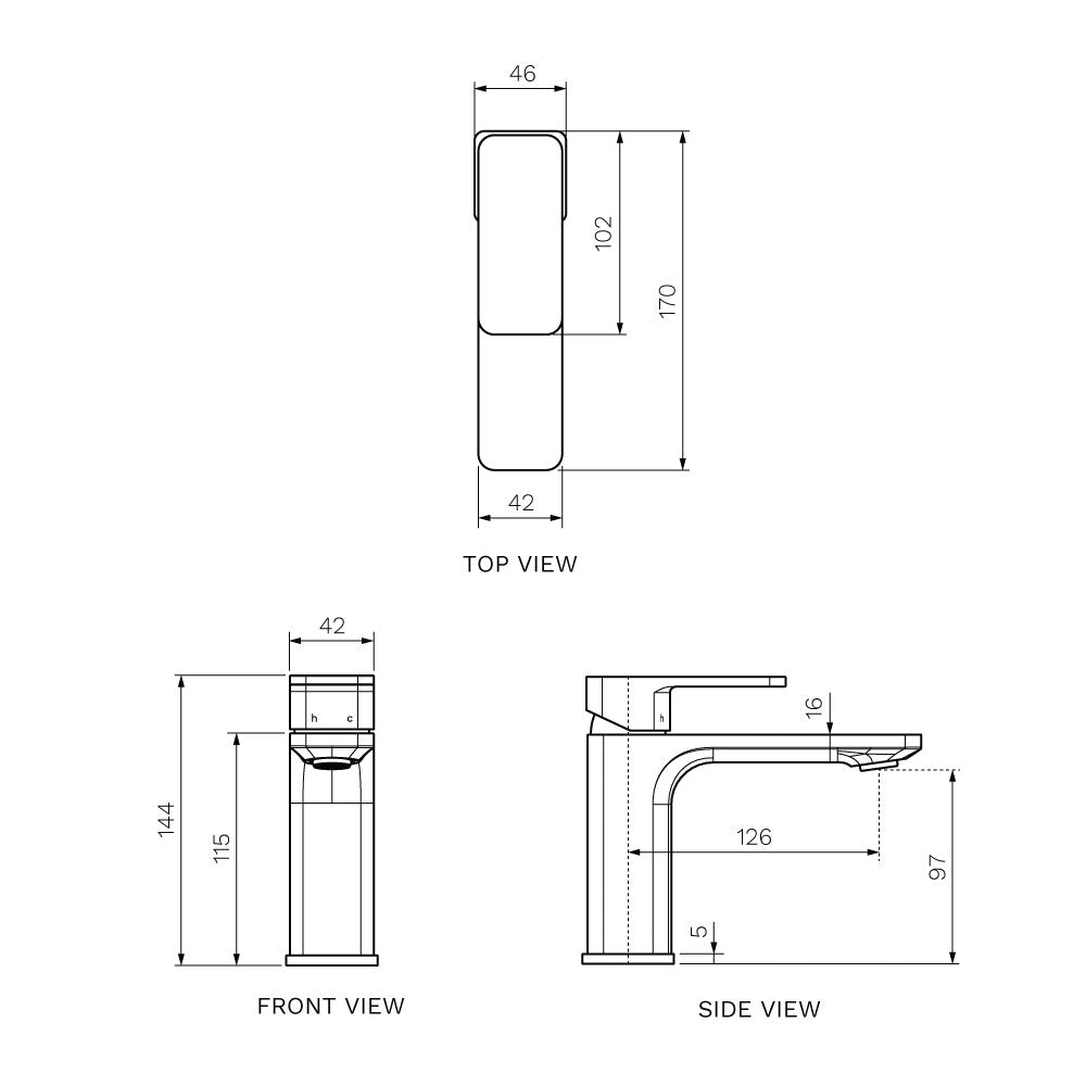 Quad II Basin Mixer