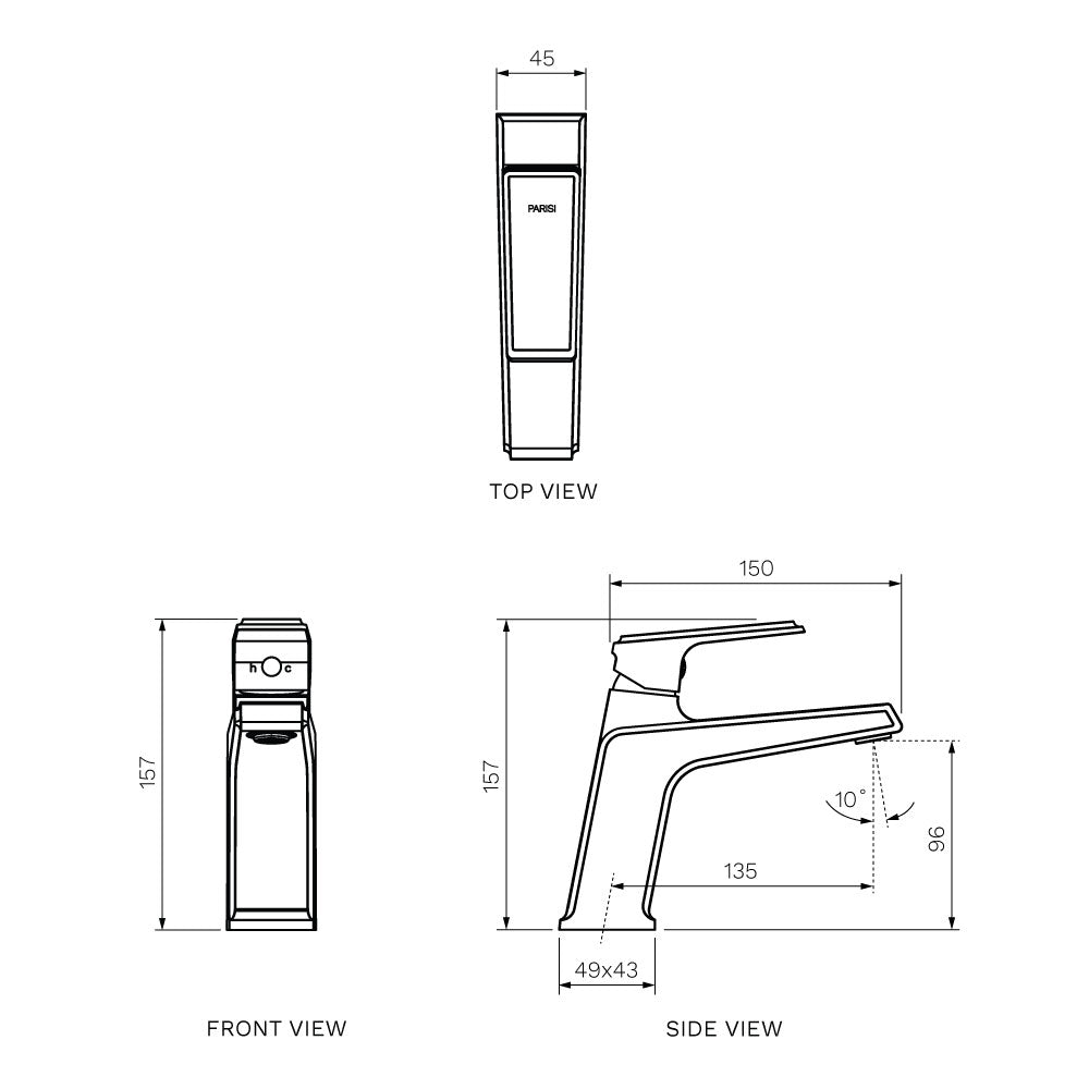 Ezia Basin Mixer