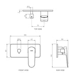 Loom Wall Mixer with 2-Way Diverter