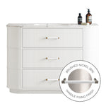 MODA 1200 Cabinet with Handles in Matt White